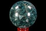 Bargain, Bright Blue Apatite Sphere - Madagascar #90194-1